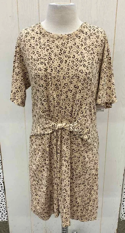 AERIE Tan Womens Size 10/12 Dress