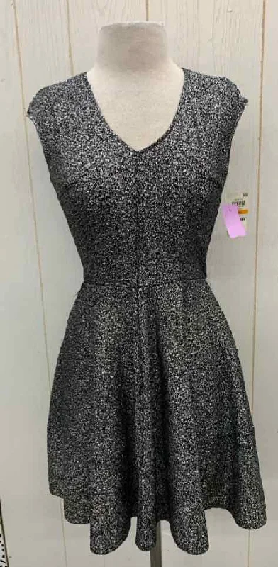 BarIII Silver Womens Size 6 Dress