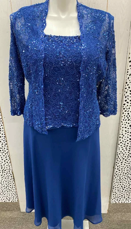 Blue Womens Size 14W Dress