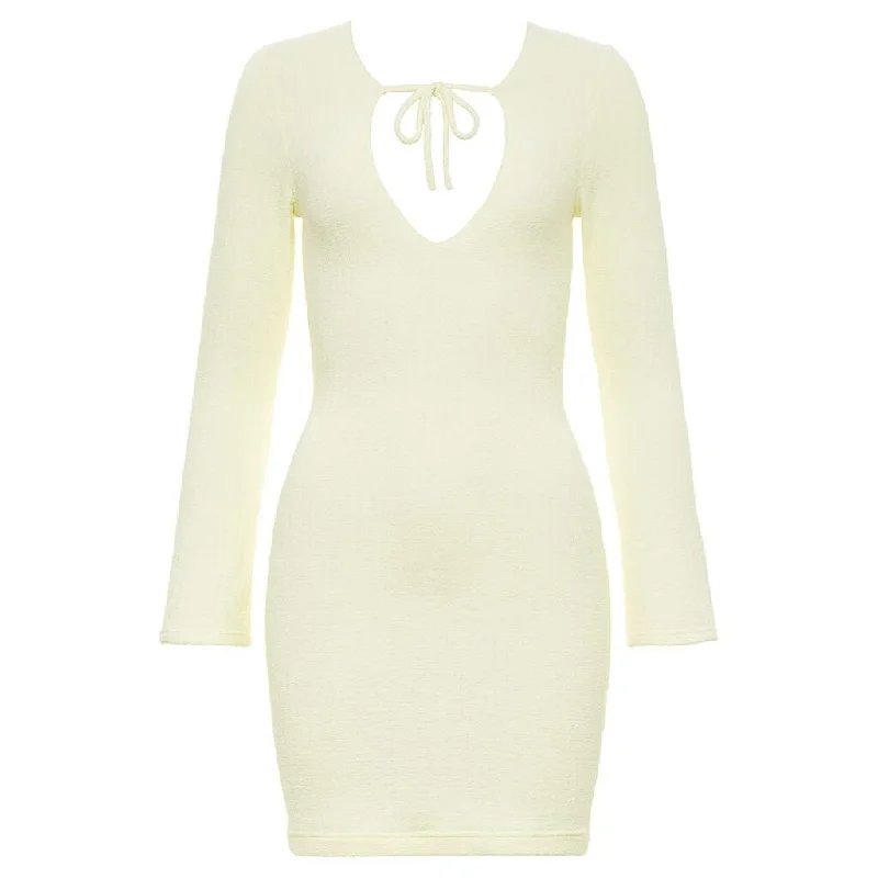 Buttercream Rib Sophia Dress