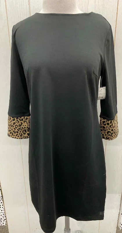 Charlie Paige Black Womens Size 6 Dress