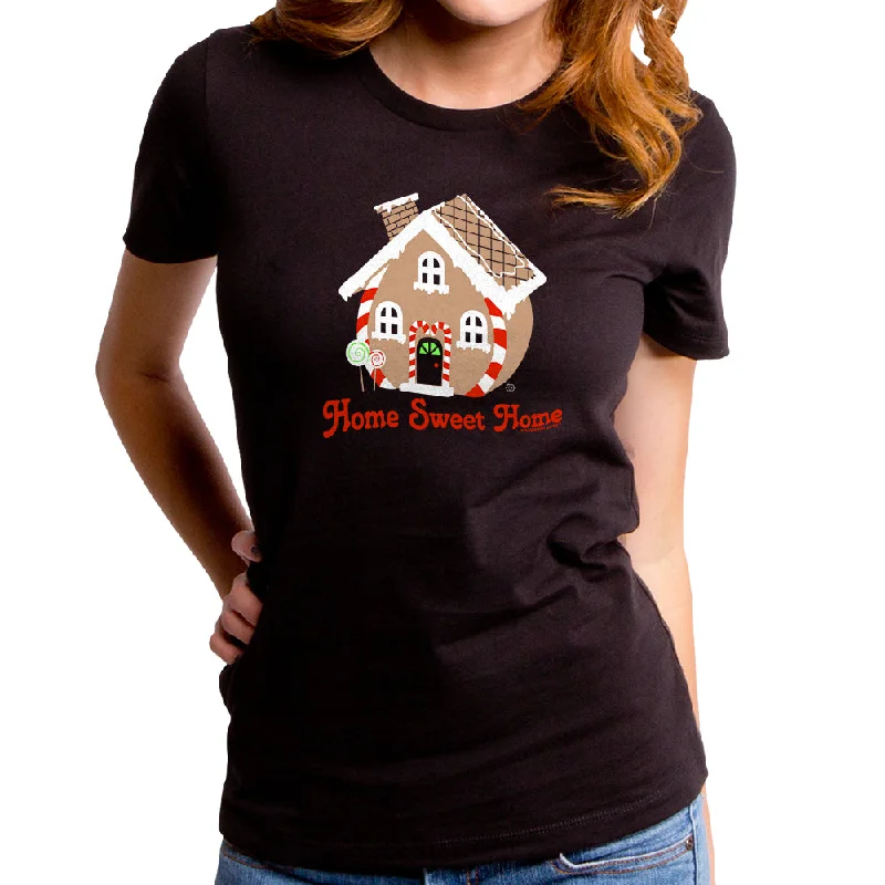 Home Sweet Home Women's T-Shirt Graphic Embroidered Appliqued