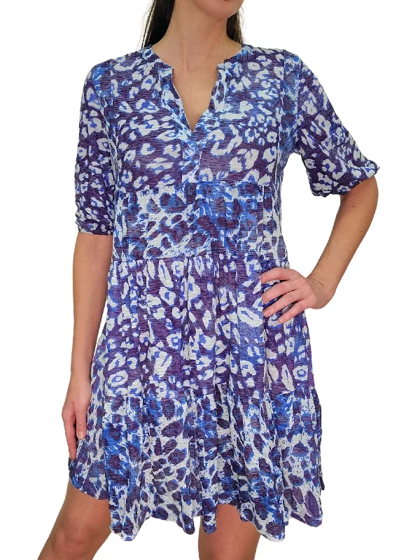 Crushed Arctic 2-Tier Dress
