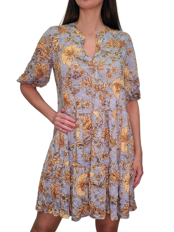 Crushed Lilac 2-Tier Dress