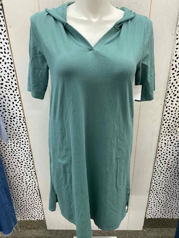 Cuddl Duds Green Womens Size 10 Dress