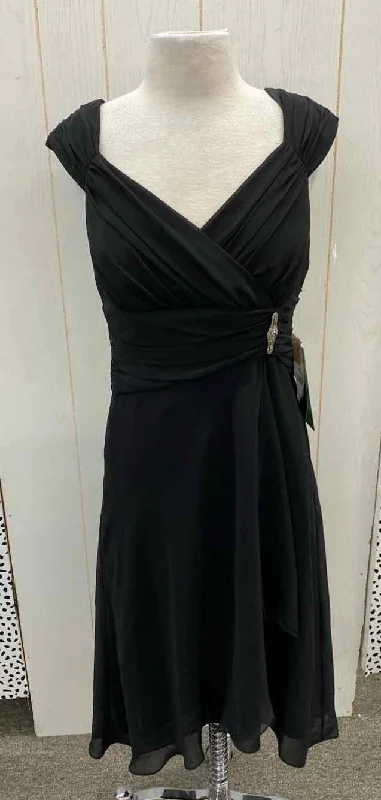 Dawn Joy Fashions Black Womens Size 6 Dress