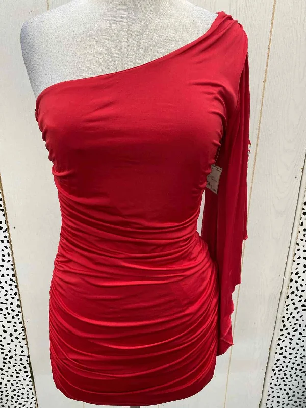 DEB Red Womens Size 6/8 Dress