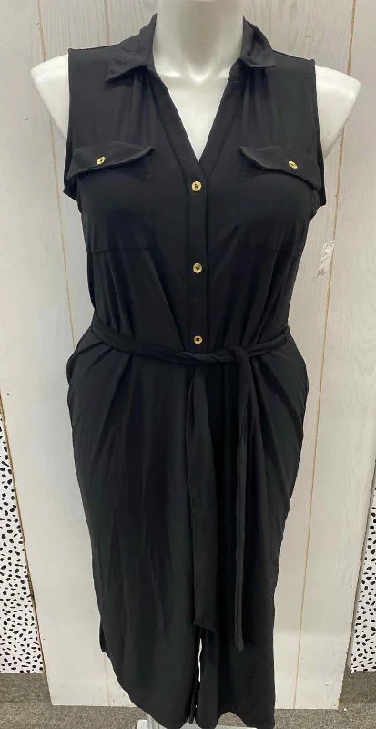 Dennis Basso Black Womens Size 12/14 Dress