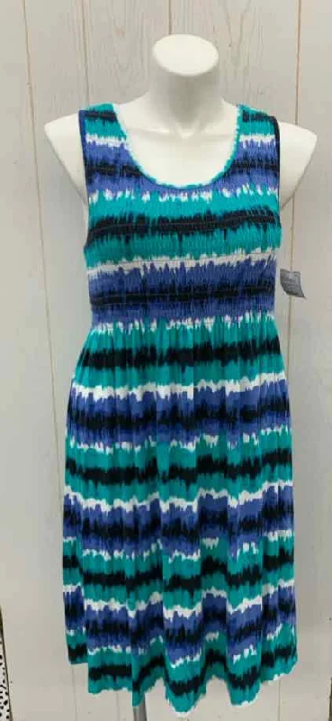 Falls Creek Multi-Color Womens Size 1X Dress