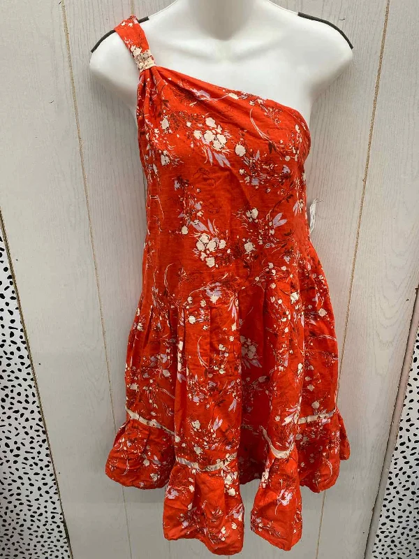 Free People Red Womens Size Small Dress