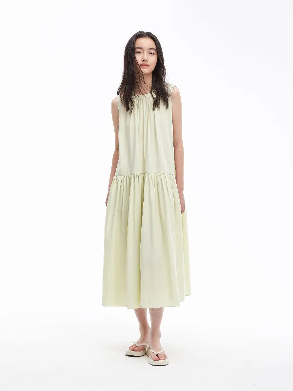 Fresh Green Holiday Tank Dress