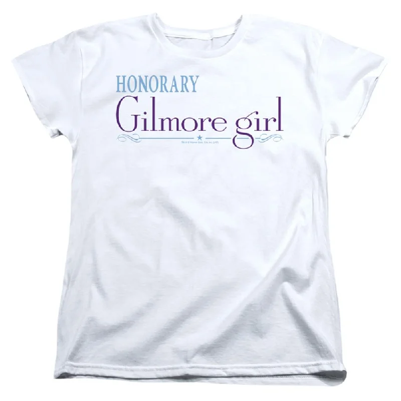 Gilmore Girls Honorary Gilmore Girl Women's 18/1 Cotton Short-Sleeve T-Shirt Houndstooth Herringbone Solid