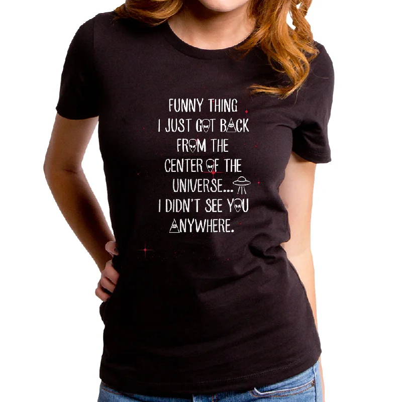 Funny Thing Women's T-Shirt V-Neck T-Shirt Long Sleeve Cotton