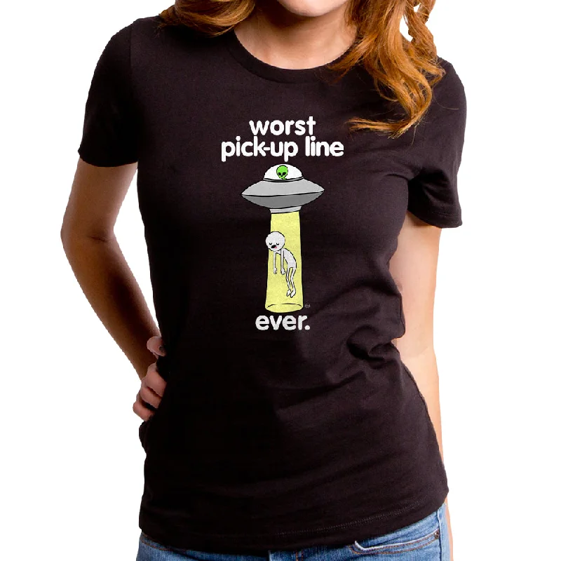 Worst Pickup Line Ever Women's T-Shirt Machine Wash Dry Clean Hand Wash