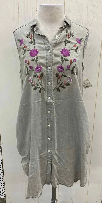Gray Womens Size 8 Dress