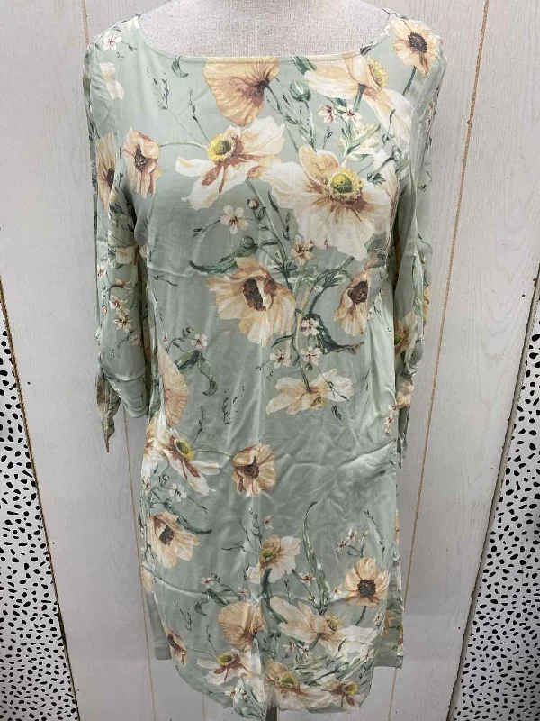 H&M Green Womens Size 2 Dress
