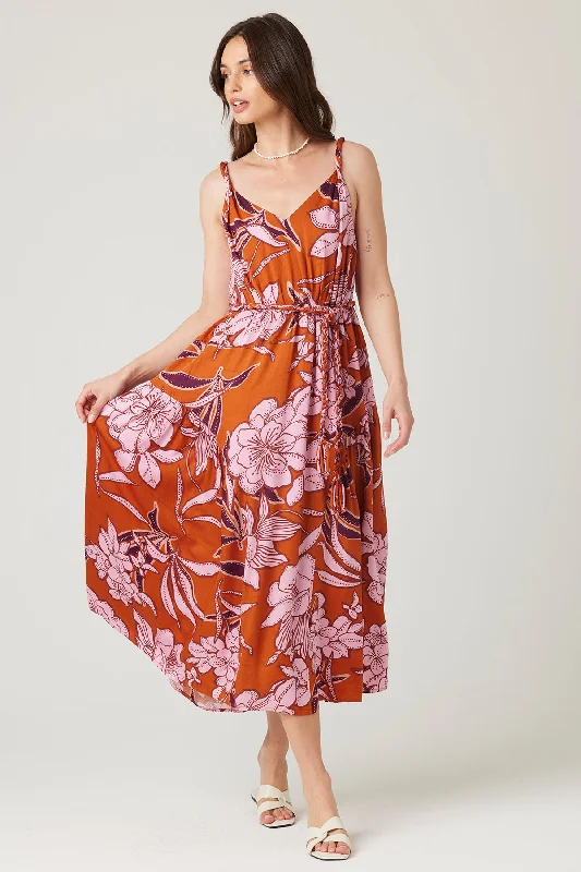 Aura Dress - Brown