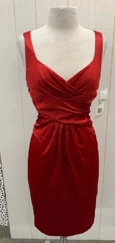 Joneswear Red Womens Size 6 Dress