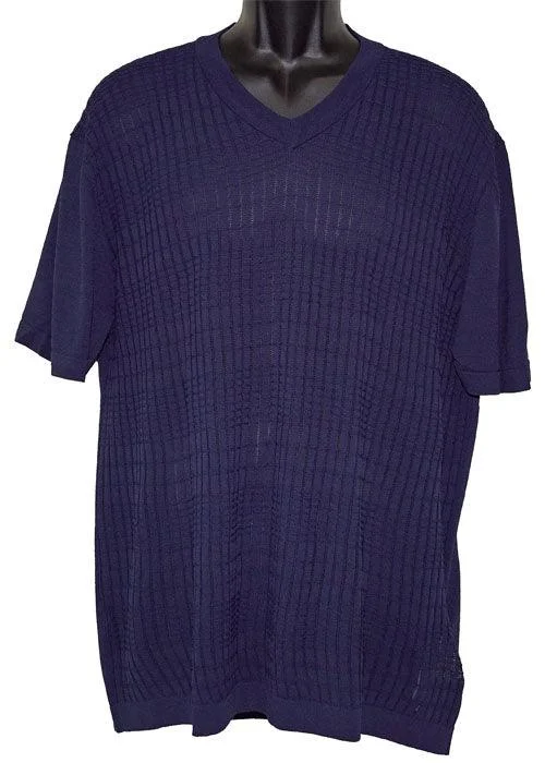 Lanzino Shirt # LP183 Navy Modern Contemporary Chic