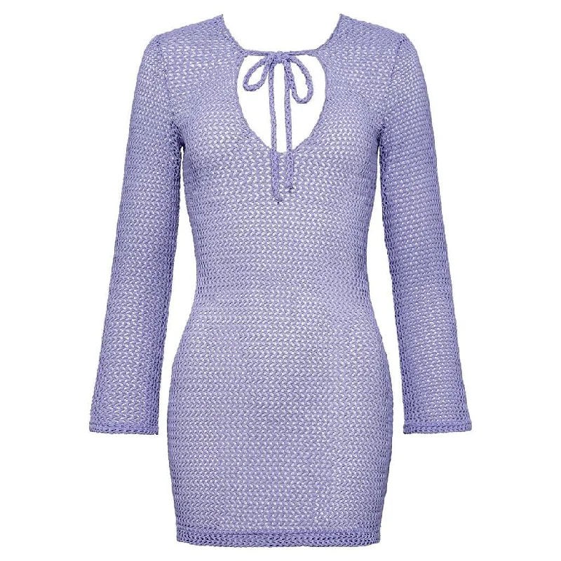Lavender Crochet Sophia Dress