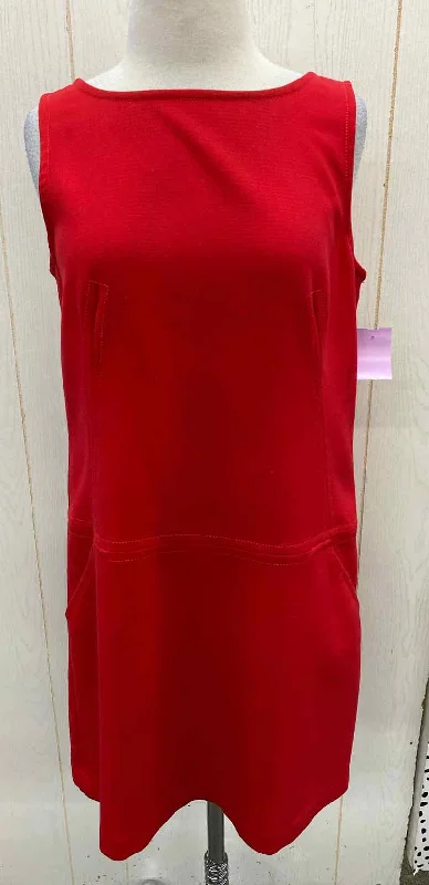 LOFT Red Womens Size 8 Dress