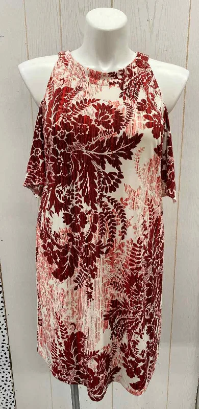 London Times Burgundy Womens Size 12 Dress