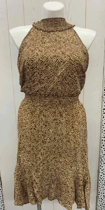 Maurices Brown Womens Size 4X Dress