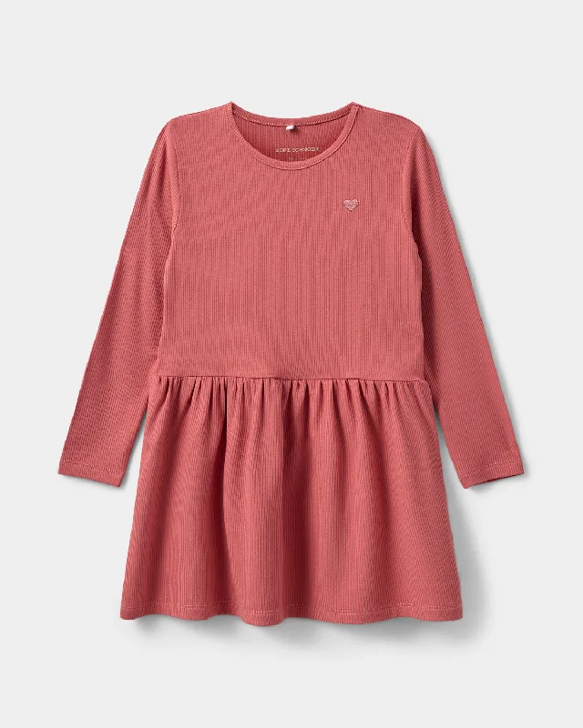 BERRASK DRESS - Coral Pink
