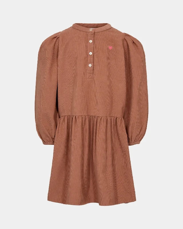 MAISK DRESS - Rosy brown