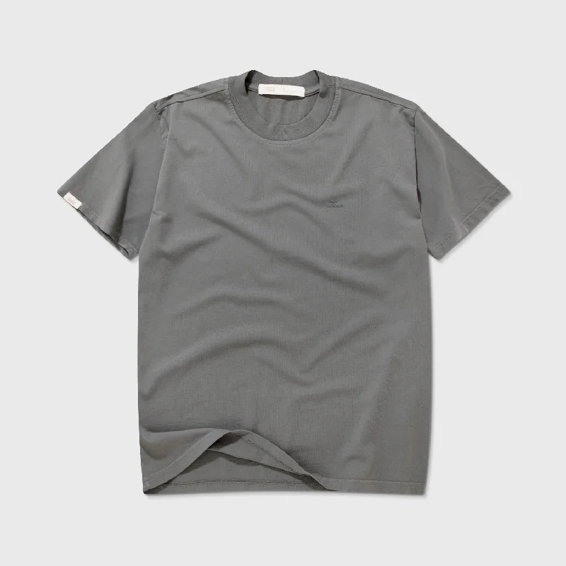 Signature T-Shirt - Dark Gray Collared Crew Neck Turtle Neck