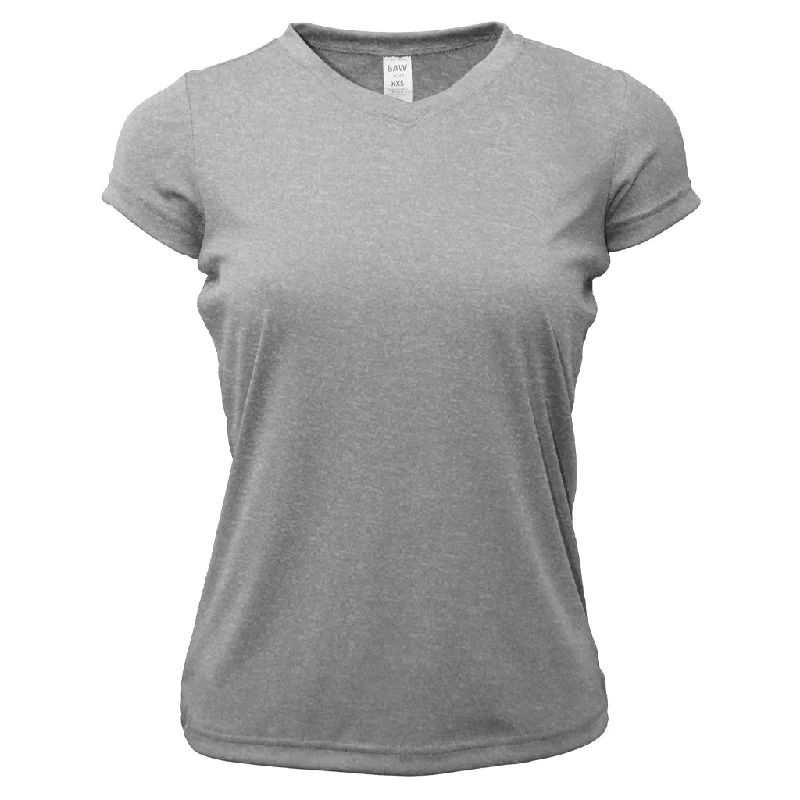 BAW Women's Heather Grey Xtreme Tek Heather T-Shirt Mesh Canvas Denim