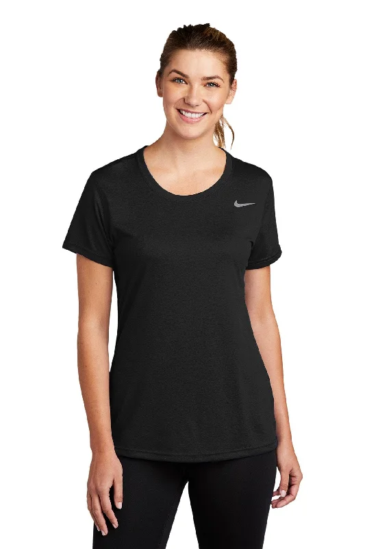 Nike Ladies Legend Tee CU7599 Black Houndstooth Herringbone Solid